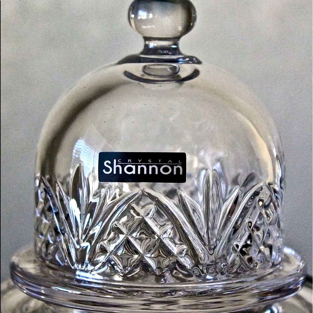 GODINGER DUBLIN CRYSTAL PETITE SERVER SHANNON DISH